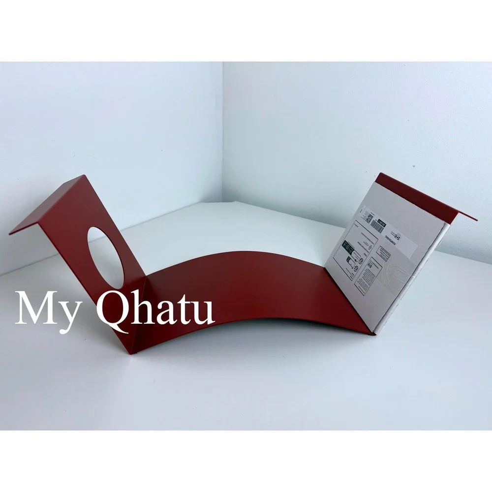IKEA KOMPISHANG Book Display Stand Dark Red Metal 206.288.11 New